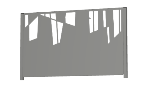 Clôture aluminium Ambellya_Gamme Contemporaine