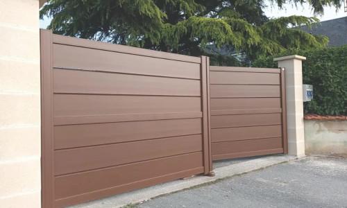 portail battant PVC sur-mesure
