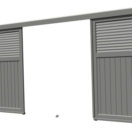 Mixte ajouré et plein vertical