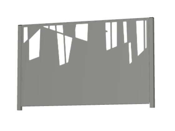 Clôture aluminium Ambellya_Gamme Contemporaine