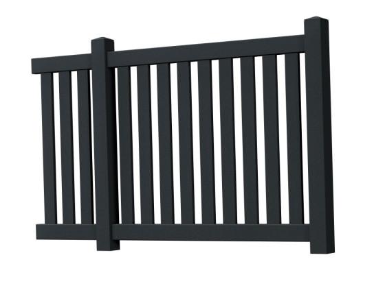 Clôture aluminium_ Modèle Cottage_Gamme Actuelle