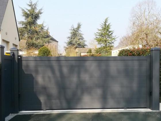 portail coulissant moderne contemporain