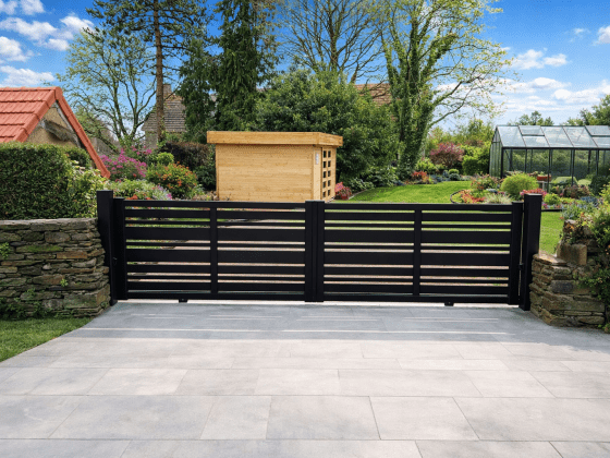 Portail-coulissant-aluminium-ajouré-modèle-cottage