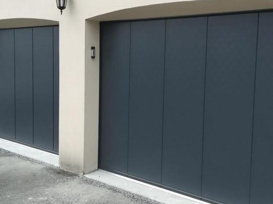 porte de garage acier galvanisé sur mesure