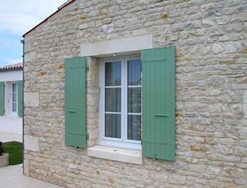 Vignette volets battants alu
